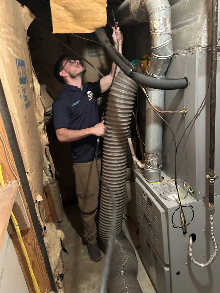 professional cleaning air duct
